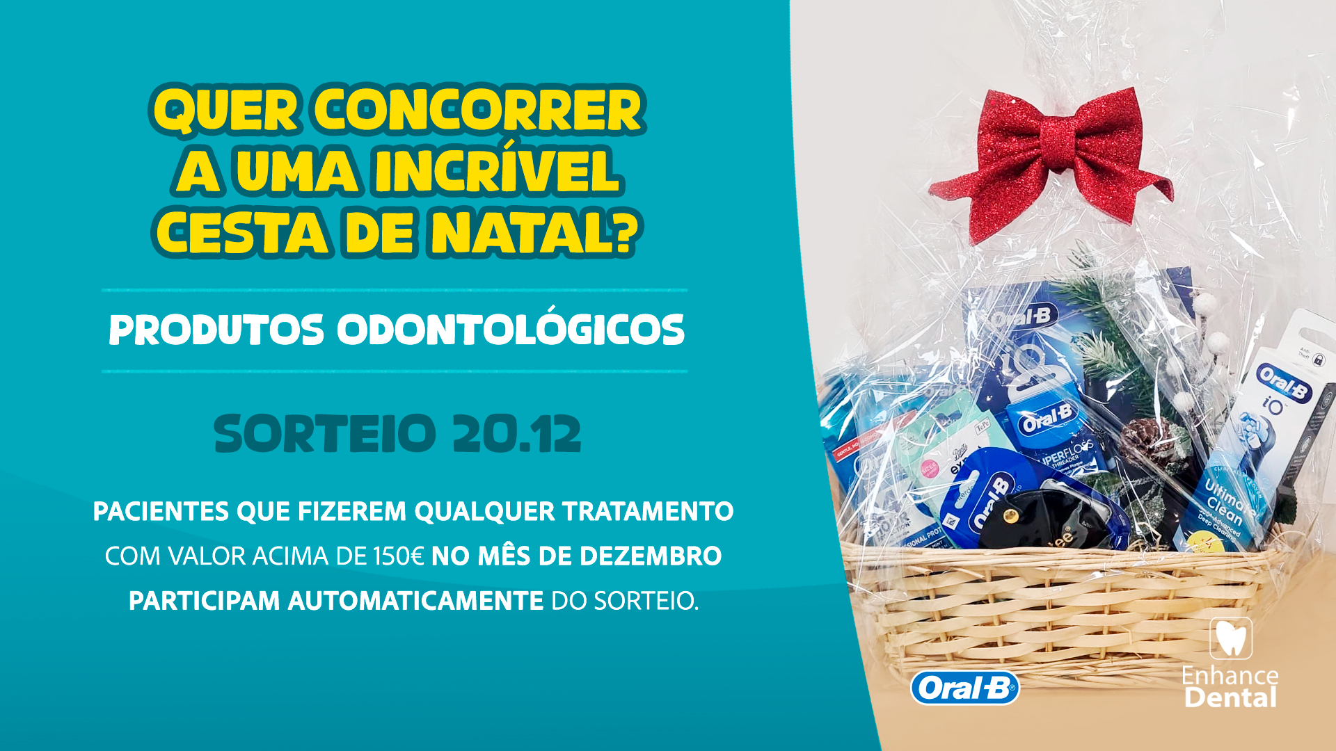 Foto Natal Sorteio Enhance Dental